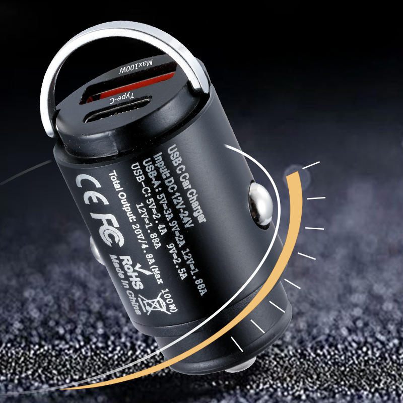 115W Super Fast Charging Car Charger with Dual Port Output & Advanced Safety Features